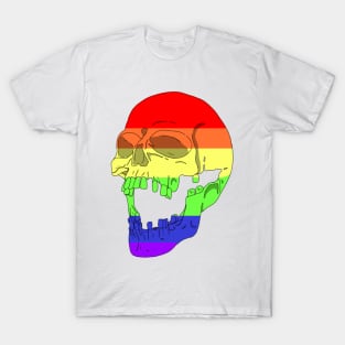 Human Skull - Gay T-Shirt